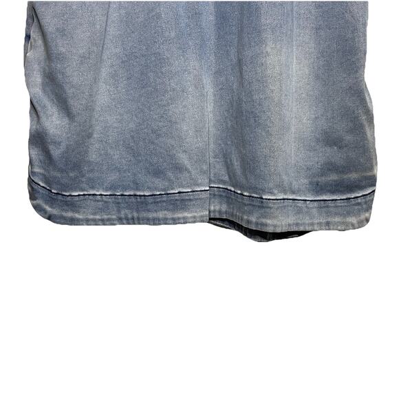 Calvin Klein Jeans Shirtdress Light Wash Denim Button Front Women Size XL - Picture 6 of 8